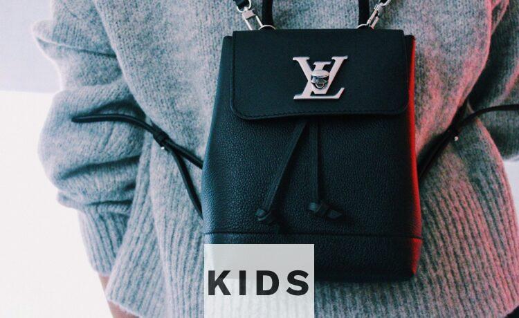 black Louis Vuitton backpack