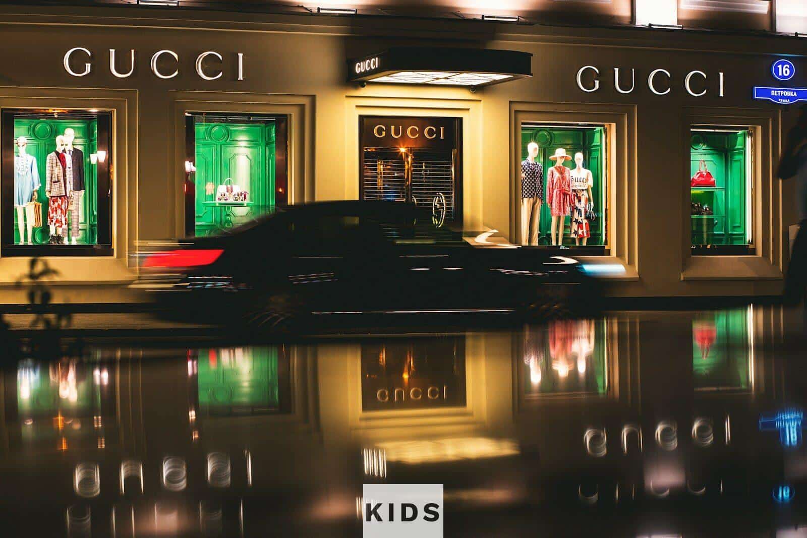 Gucci store facade