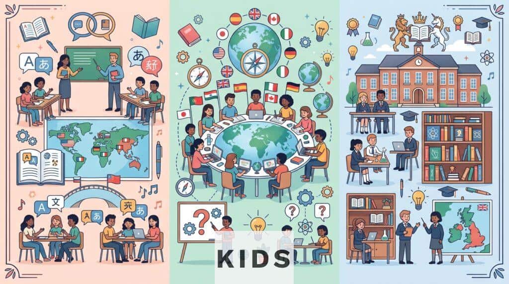 Diferencias entre colegio bilingüe, internacional y británico